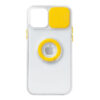Θήκη για iPhone 13 Pro Max με Camera Cover και Ring Holder (κίτρινο)