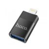 Αντάπτορας Hoco UA17 Lightning σε USB 2.0 με Λειτουργία OTG Μαύρο